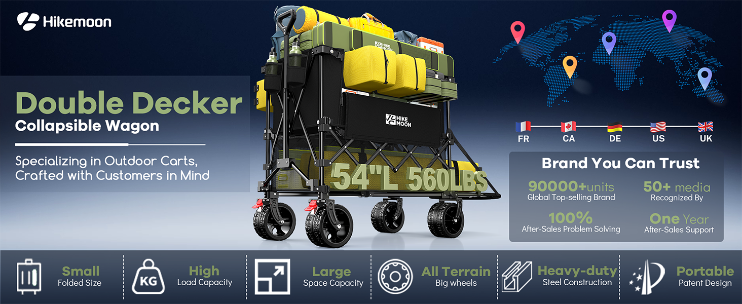 Collapsible Portable Utility Wagon Cart