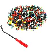 NYTKL 500PCS Universal Car Clips, Mixed Auto Door Panel Trim Clips Engine Cover Bumper Fender Ret...