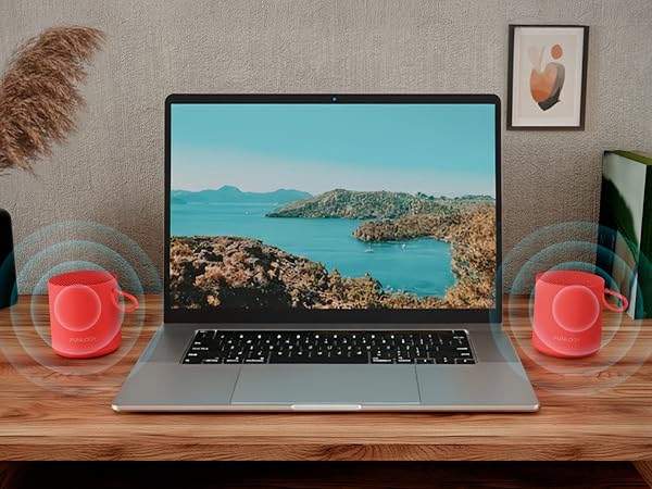 FUNLOGY Portable Mini2 Pair Two for True Stereo