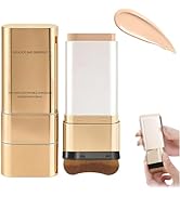 2PCS Luminous Dual-Ended Concealer Foundation Stick, Foundation Stick Korean 3 in 1, Multi-use Do...