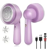 DBC Fabric Shaver & Lint Remover for Clothes, Sweaters & Furniture - 6-Leaf Blade, 3 Speeds, 2H R...