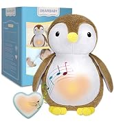 DEARBABY Baby Sleep Soother,Mom’s Heartbeat Sound and Lullabies Toddler Sleep Aid Toy Music Sooth...
