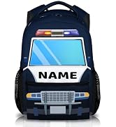 GIHSWE Boys Backpacks for Children, 17" Car School Backpack for Kids Students, Custom Large Capac...