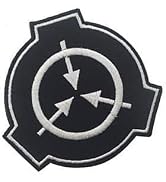 Black SCP Foundation Special Containment Procedures Foundation Logo Military Hook Loop Tactics Mo...