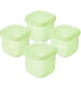 Olababy Clear Sense Silicone Storage Containers 4pk for Baby Food, Snacks, Formula, Puree, Sauce ...