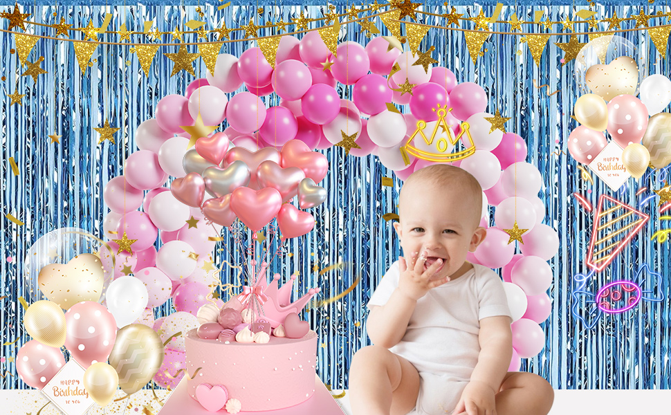 Tinsel Curtain Party Backdrop