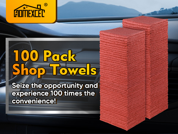 Red Shop Towels