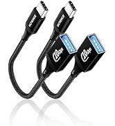 ULTIENCE USB C to USB 3.0 Adapter 2 Pack: 10Gbps USB Female to USB-C Male OTG Cable Thunderbolt 3...