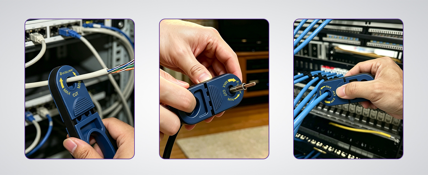 Self-Adjusting Rotary Wire Stripper