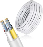 18 Gauge 4 Conductor Electrical Wire, 16.4FT Low Voltage 18/4 Tinned Copper Stranded 4 Wire Cable...