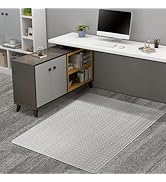 Azadx Office Chair Mat for Carpet Desk Chair Mat for Carpeted Floors Large Floor Mat for Office C...