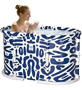 HLCZLUZ Portable Bathtub, Foldable Bathtub No Installation, Freestanding Shower Bathtubs with Cus...