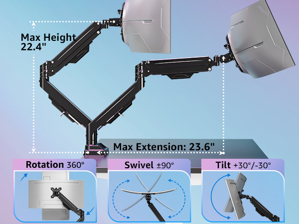 heavy duty monitor mount