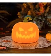 LEDHOLYT Night Light for Kids, Cute Silicone Nursery Pumpkin Lamp for Baby and Toddler, Halloween...