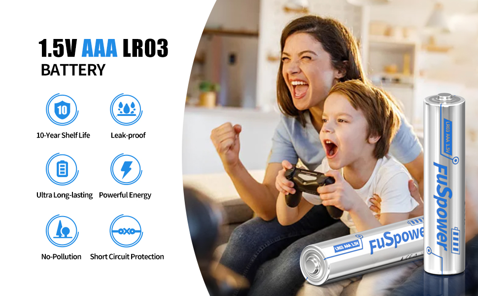 1.5v AAA LR03 BATTERY