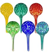 MOONSOUND Automatic Plant Watering Globes - 6pcs Small Glass Self Watering Bulbs for Potted Plant...