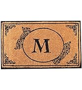 Envelor Home and Garden Handwoven, Customized Monogram Extra Thick Doormat, Outdoor Rugs Durable ...