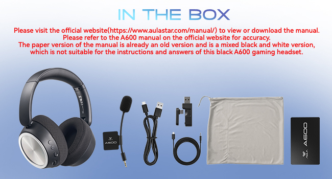 gaming headset package details