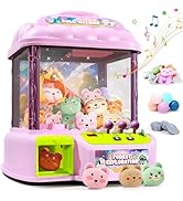 MIAOKE Large Claw Machine for Kids, Musical Electronic Arcade Game Console with Adjustable Sound,...
