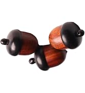 Wooden Travel Pill Case, Solid Wood Medicine Pill Box, Mini Granule Storage Box for Outdoor Acorn...