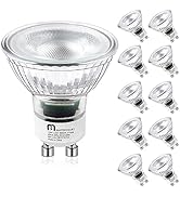 MASTERY MART LED GU10 LED Light Bulbs, 50 Watt Halogen Equivalent, 5.5W Dimmable, MR16 Spot G10 L...