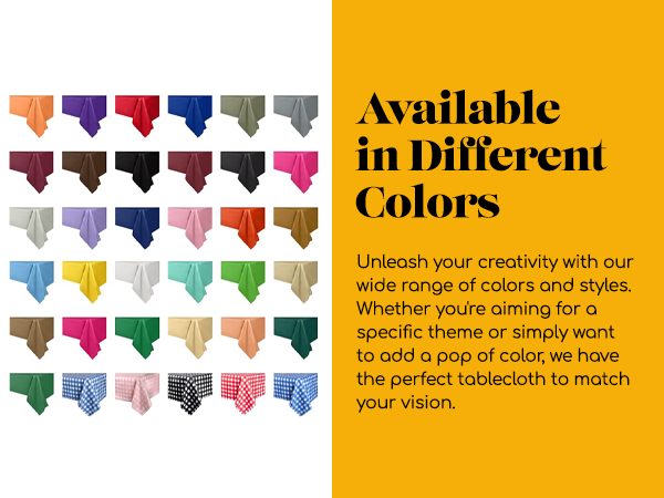 Grandipity Plastic Table Cloth White