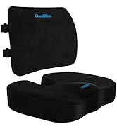 CloudBliss Seat Cushion,Office Chair Cushion,Car Seat Cushion,Lumbar Support Pillow for Office Ch...
