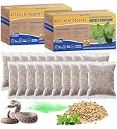 20 Pack Snake Repellent for Indoor & Outdoor Use, Natural Snake Away for Yard Powerful, Safe for ...