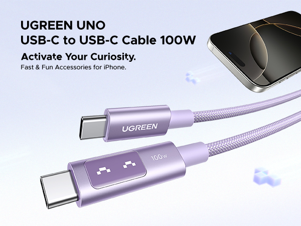 UGREEN UNO USB-C to USB-C Cable 100W