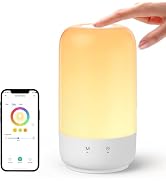meross Smart Table Lamp for Bedroom, Bedside Lamp Support Apple Homekit and Alexa,Tunable White &...