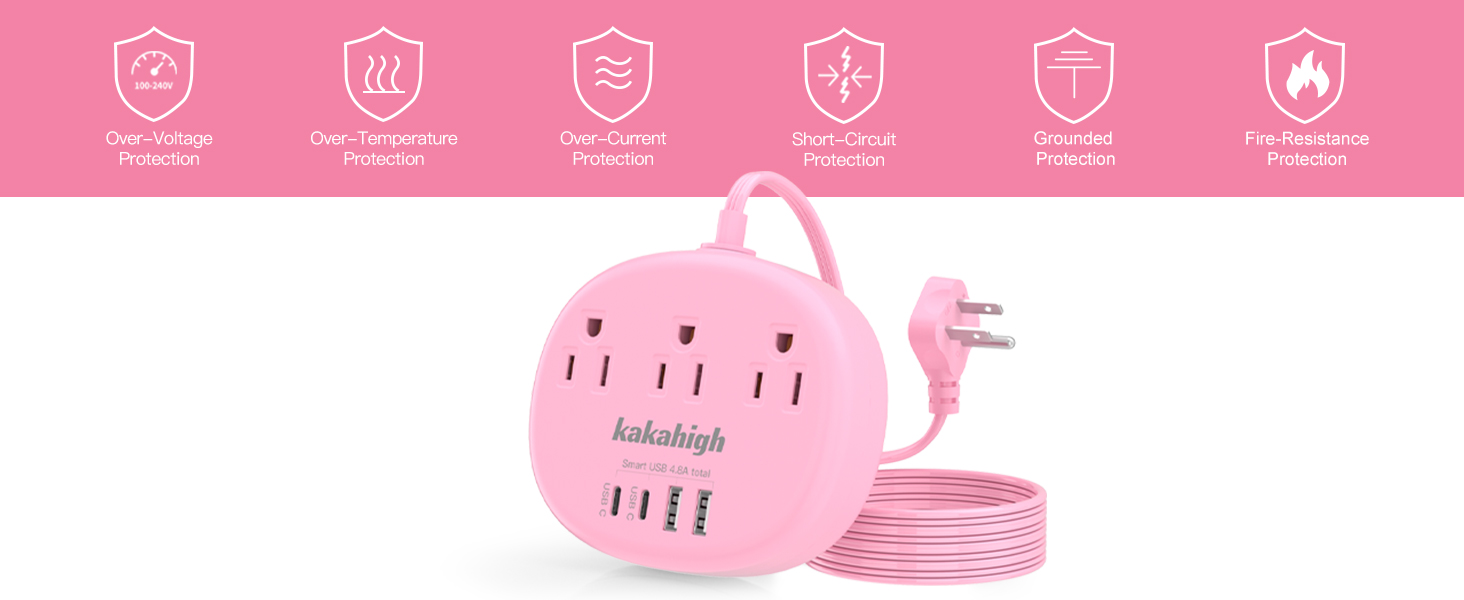 pink extension cord