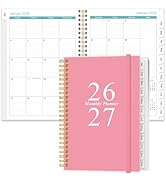 2026-2027 Monthly Planner - January 2026 - June 2027, Two Pages Per Month, 18 Monthly Calendar/Pl...