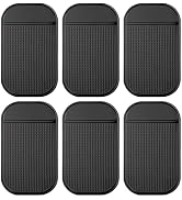 Car Dashboard Anti-Slip Mat, 6-Pack Enhanced Non Slip Dash Pad for Secure Placement, Strong Adhes...