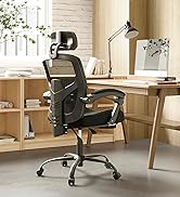 Sweetcrispy Office Computer Desk Chair Set of 2, Ergonomic High-Back Mesh Rolling Work Swivel Cha...