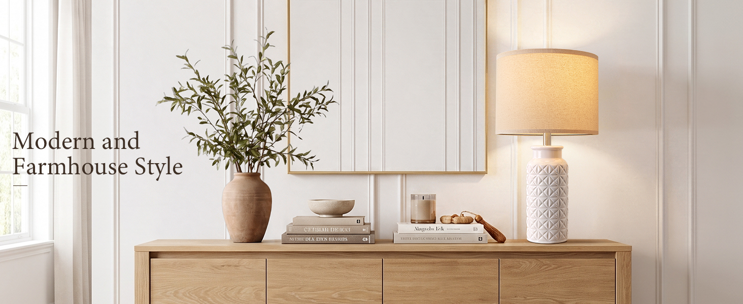 modern and farmhouse style