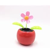 Pink Car Happy Dancing Solar Flower Solar Power Kits