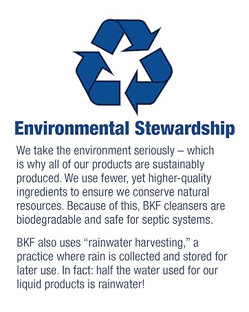 Environmental Stewardship - sustainable, high quality ingredients