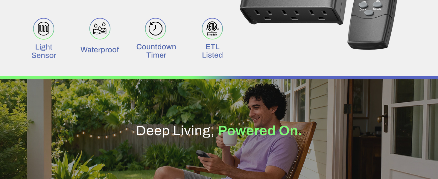 outdoor timers waterproof