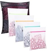 BAGAIL Laundry Bags Mesh Wash Bag for Intimates Lingerie and Delicates, 5Pcs (1XL,2L,2M)