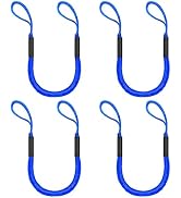 4ft Boat Ropes for Docking with Loops – Heavy-Duty Bungee Dock Lines for Boats, Jet Skis, Kayaks ...