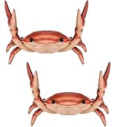 SelHeng 2Pcs Creative Crab Pen Holder Weightlifting Crabs Pen Stand Storage Rack, Office Desktop ...