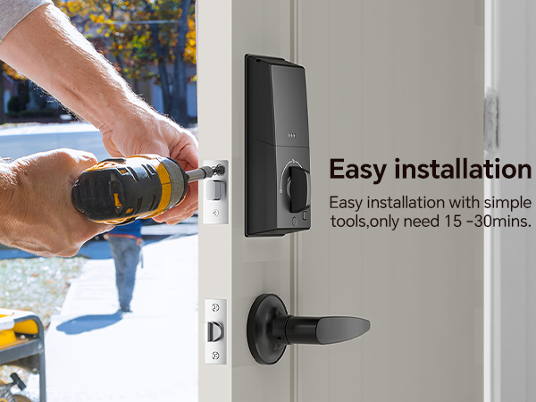keyless entry door lock