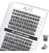 Lash Clusters 144 Pcs Individual Lashes Clusters Eyelash Extensions False Eyelashes DIY Wispy Flu...