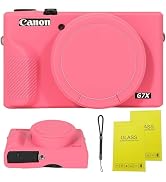 SZHSYJY Case for Canon Powershot G7 X Mark III Digital Camera,Soft Silicone Case for Canon Powers...
