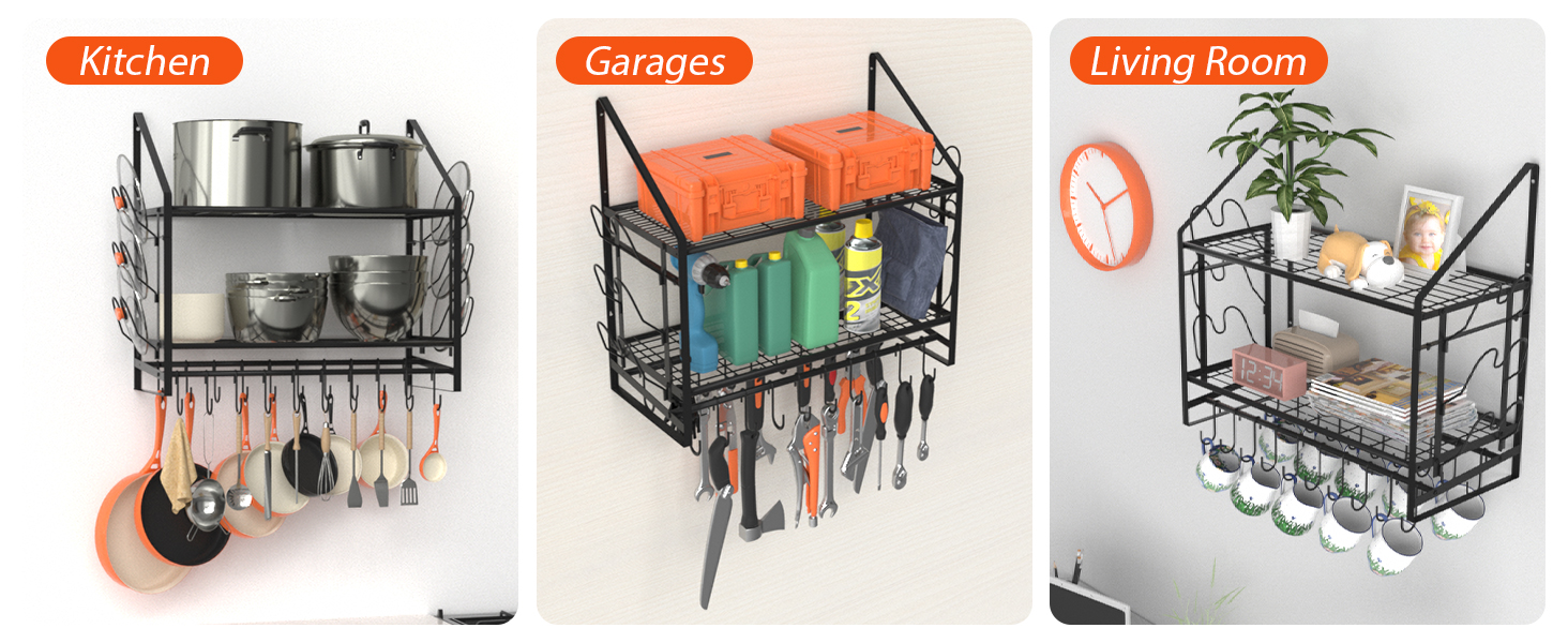 hanging pot rack