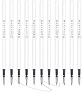 MengRan 4.3'' Gel Ink Pen Refills for Click Pens,0.5mm Tip Fine Point,Quick Drying Ink,Compatible...