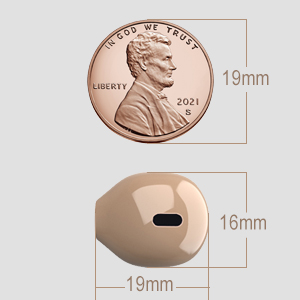 smaller than on cent coin
