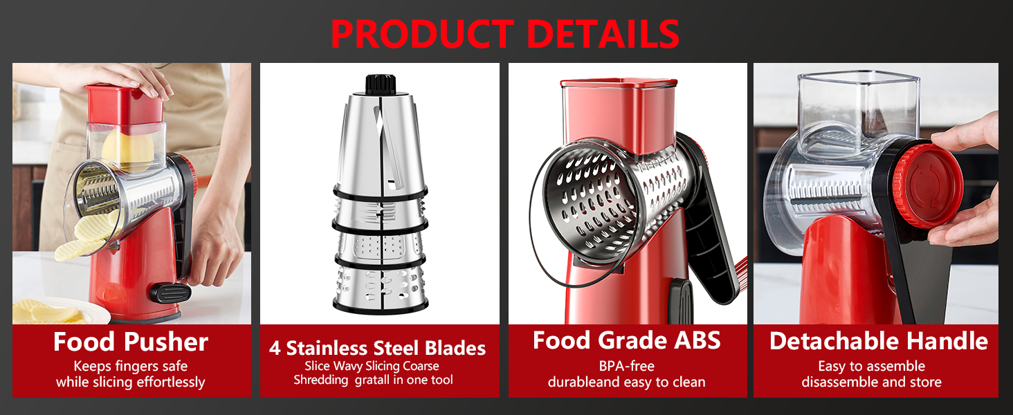 red cheese grater new