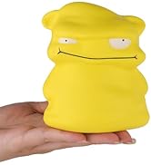 Anboor 4.7inches Squishies Toy Yellow Small Monster Squishy Animals,Slow Rising Funny Squeeze Str...