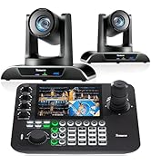 Tenveo 4K NDI PTZ Camera AI Humanoid & Face Auto-Tracking HDMI/USB3.0/LAN(PoE) 20X Optical Zoom(*...